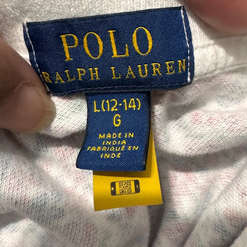 Polo by Ralph Lauren blue and white Ruffled Cap Sleeve floral Dress size 6